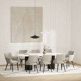 8-Piece Tremont Dining Chair in Stone - Ornate Home