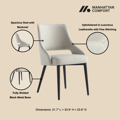 8-Piece Tremont Dining Chair in Stone - Ornate Home