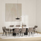 8-Piece Tremont Dining Chair in Taupe - Ornate Home