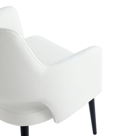 8-Piece Tremont Dining Chair in White - Ornate Home