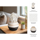 Alicemill Multicolor Striped Woven Textured Vase