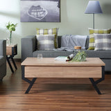 Kalina Rustic Natural/Black Coffee Table