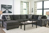 (Online Special Price) Ballinasloe Smoke 3pc Sectional w/ LAF Chaise - Ornate Home