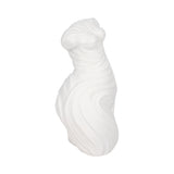 Riverkern White Small Curvy Ribbed Sculpture