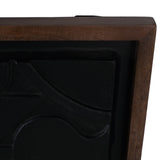 Westmorland Black/Dark Brown Paper Mache Wall Art