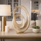 Holt Gold Metal Swirl Table Top Decor