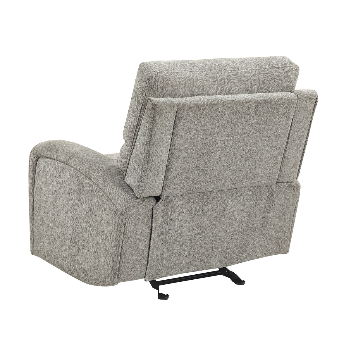 Plume Silver Glider Reclining Chair