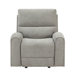 Plume Silver Glider Reclining Chair