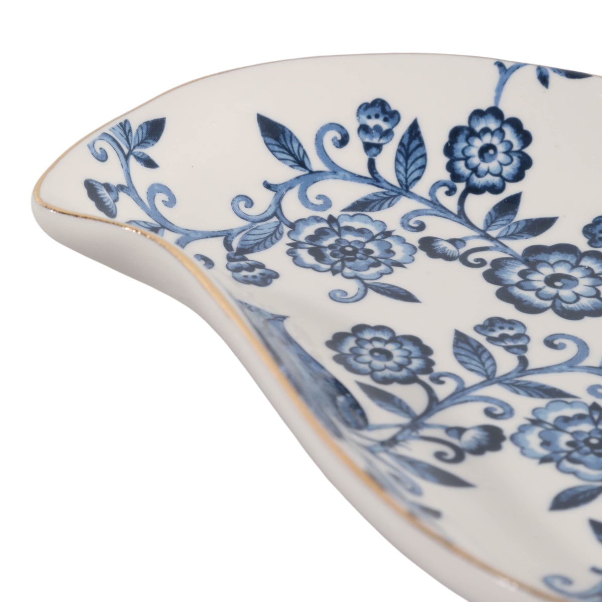 Ramsey Blue/White/Gold Decorative Chinoiserie Plate