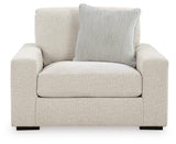 Evanley Linen Oversized Chair