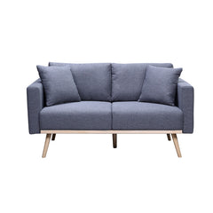 Easton Dark Gray Linen Sofa & Loveseat Set