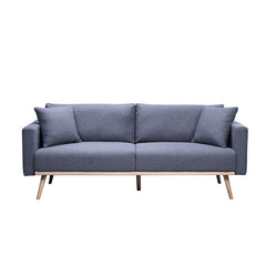 Easton Dark Gray Linen Sofa & Loveseat Set