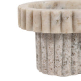 Clay Beige Marble Dish with Legs