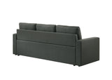Burleigh Dark Gray 83.5"W Fabric Sleeper Sofa