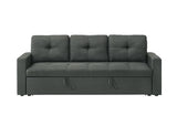 Burleigh Dark Gray 83.5"W Fabric Sleeper Sofa