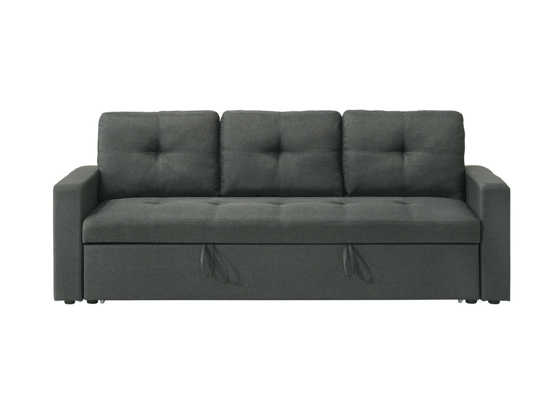 Burleigh Dark Gray 83.5"W Fabric Sleeper Sofa