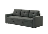 Burleigh Dark Gray 83.5"W Fabric Sleeper Sofa