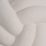 Brentonbeach White Small Rough Texture Knot Orb