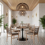 Opus Brown & Black Dining Table