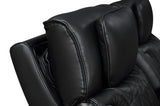 Jazz Black Leather Aire Power Reclining Sofa, Loveseat & Chair Set