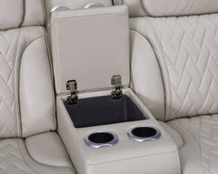 Jazz Ice Leather Aire Power Reclining Sofa & Loveseat Set