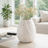 Forbestown Ivory Ceramic Round Vase