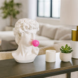 Clair White Resin Greek God Head