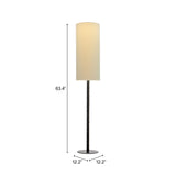 Lumaris Black Solar Floor Lamp