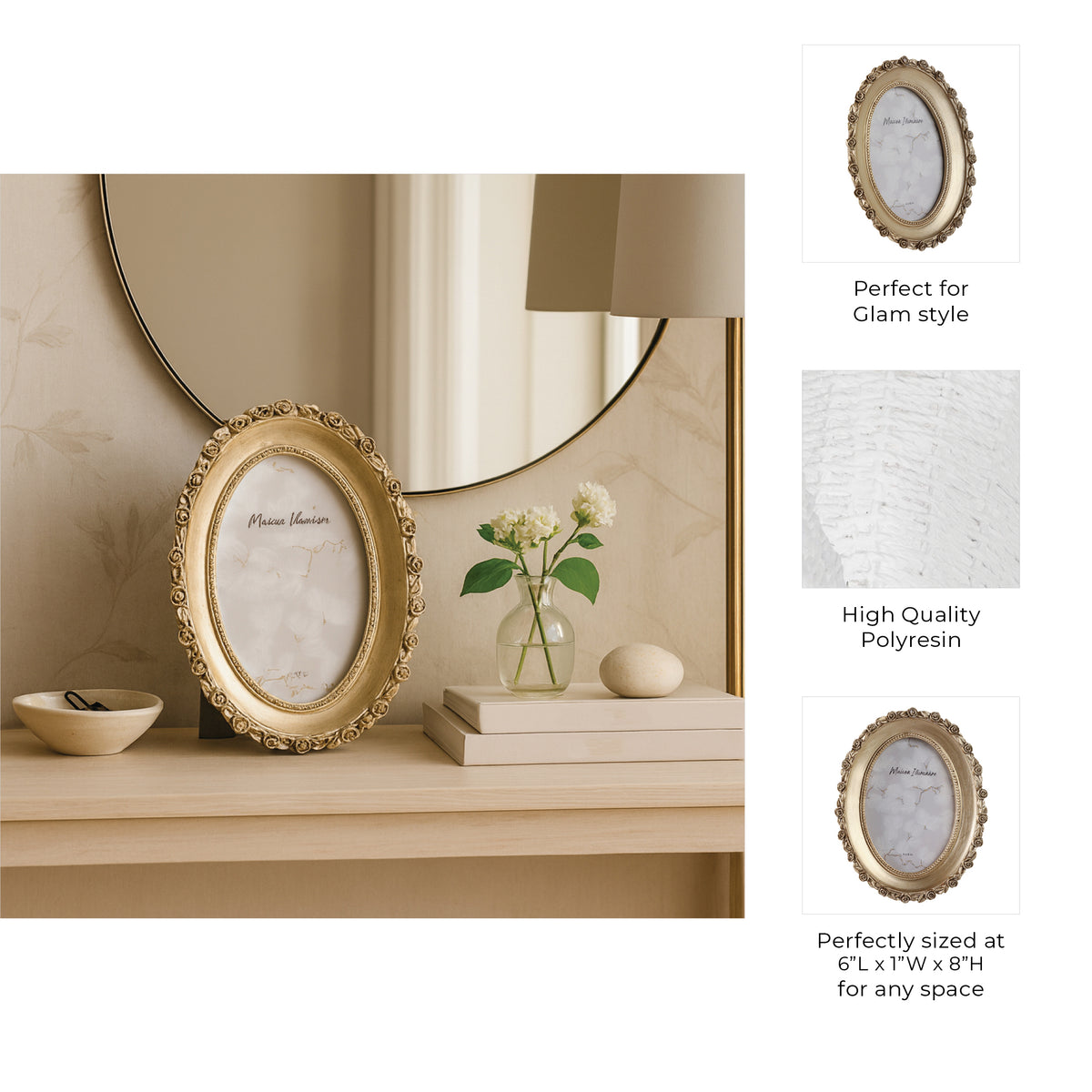 Bryson Gold Small Frame