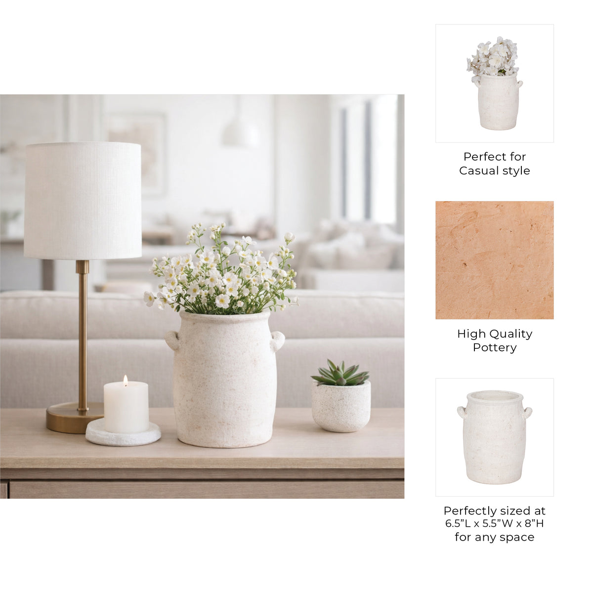 Frazercross White Vase
