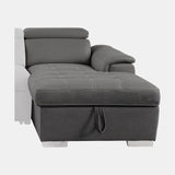 Ferriday Gray 2-Piece Sectional with Right Chaise - Ornate Home