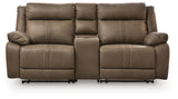 Max-Momentum Biscotti 3-Piece Power Reclining Sectional Loveseat with Audio Console (Online Special Price)