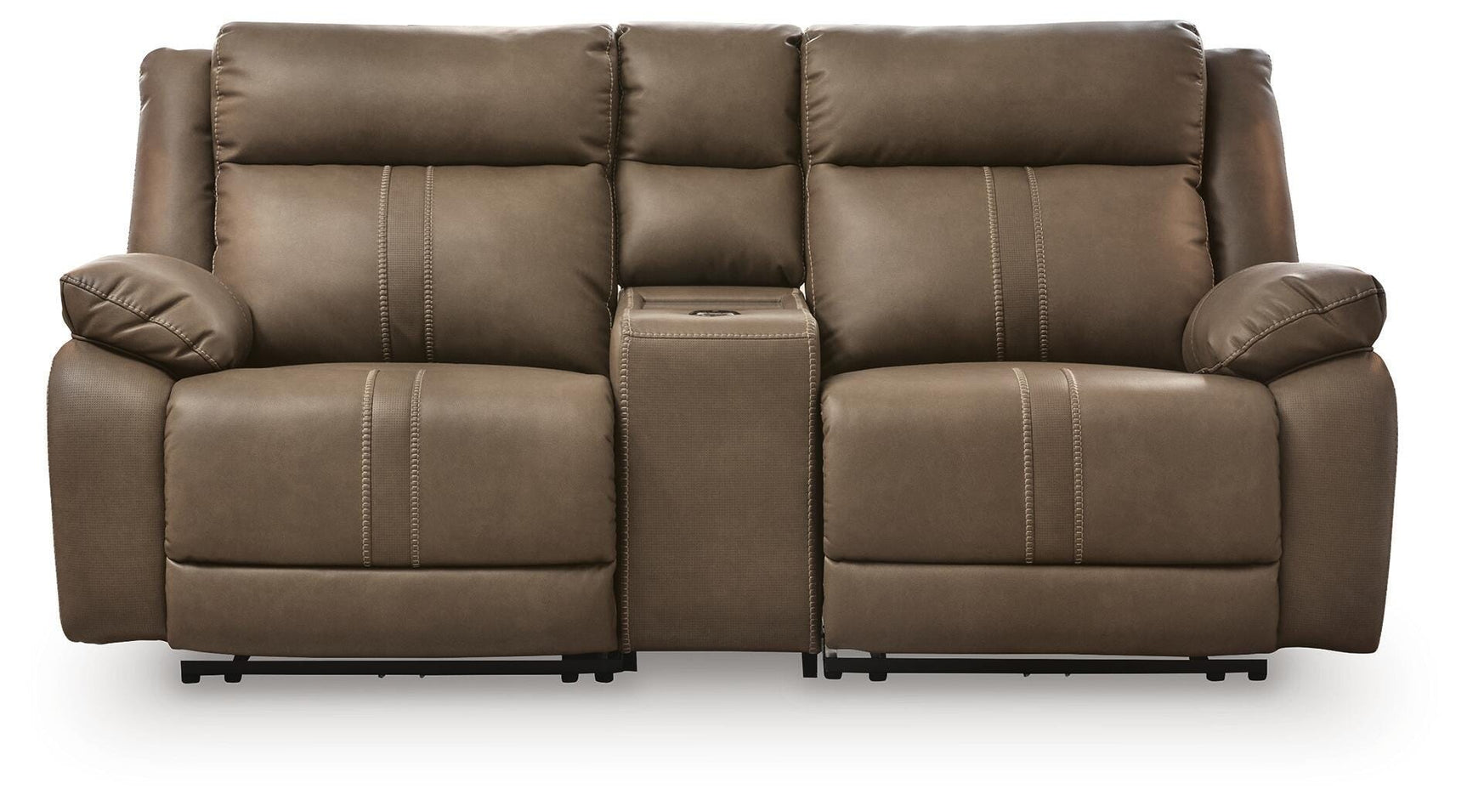 Max-Momentum Biscotti 3-Piece Power Reclining Sectional Loveseat with Audio Console (Online Special Price)