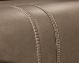 Max-Media Biscotti 7-Piece Power Reclining Sectional with Audio Consoles and Power Armless Recliner