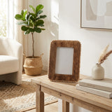 Owenmore Natural Beaded Border Wood Photo Frame