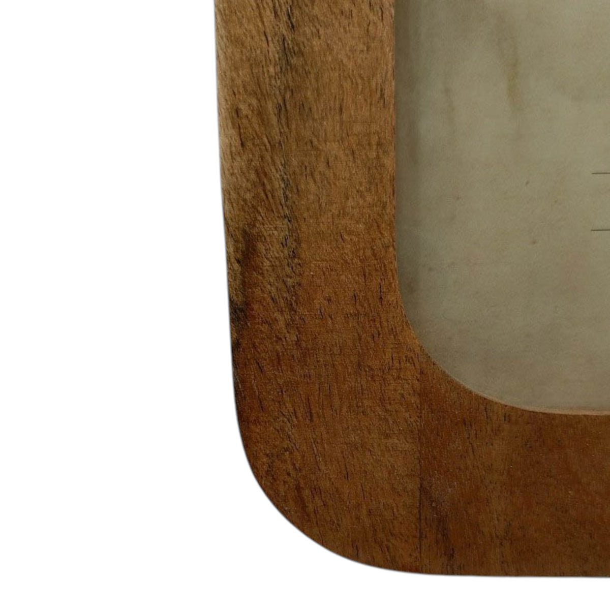 Zuver Brown Large Rounded Acacia Wood Frame