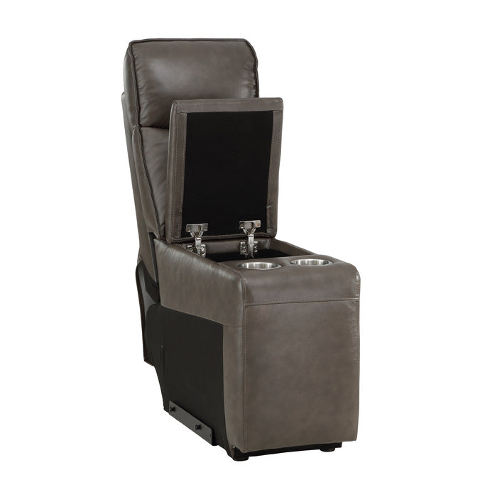 Maroni Brown 6-Piece Modular Power Reclining Sectional-part4