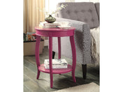 Aberta Red Accent Table - Ornate Home