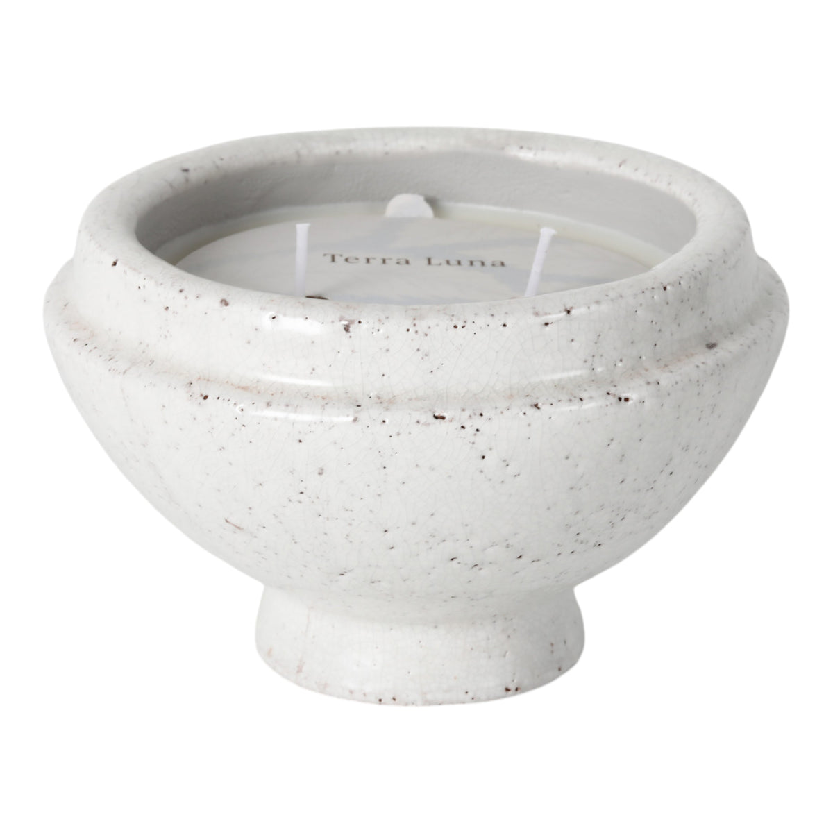 Lakehead White Crackle French Cade and Lavender Candle