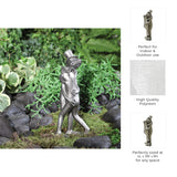 Cantil Silver Hugging Frogs Figurine