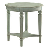 Fordon French Antique Gray Green End Table