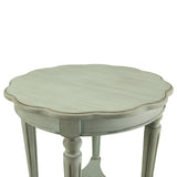 Fordon French Antique Gray Green End Table