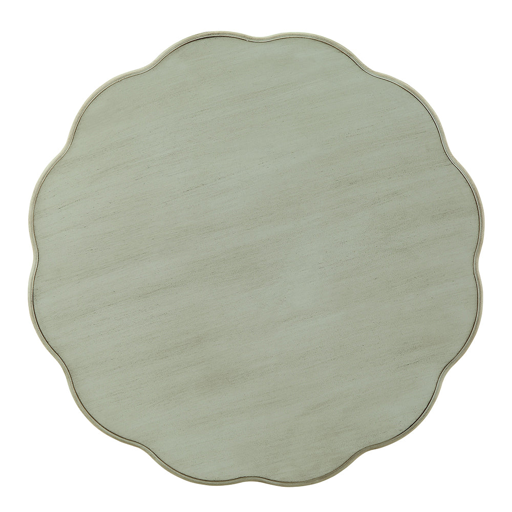 Fordon French Antique Gray Green End Table