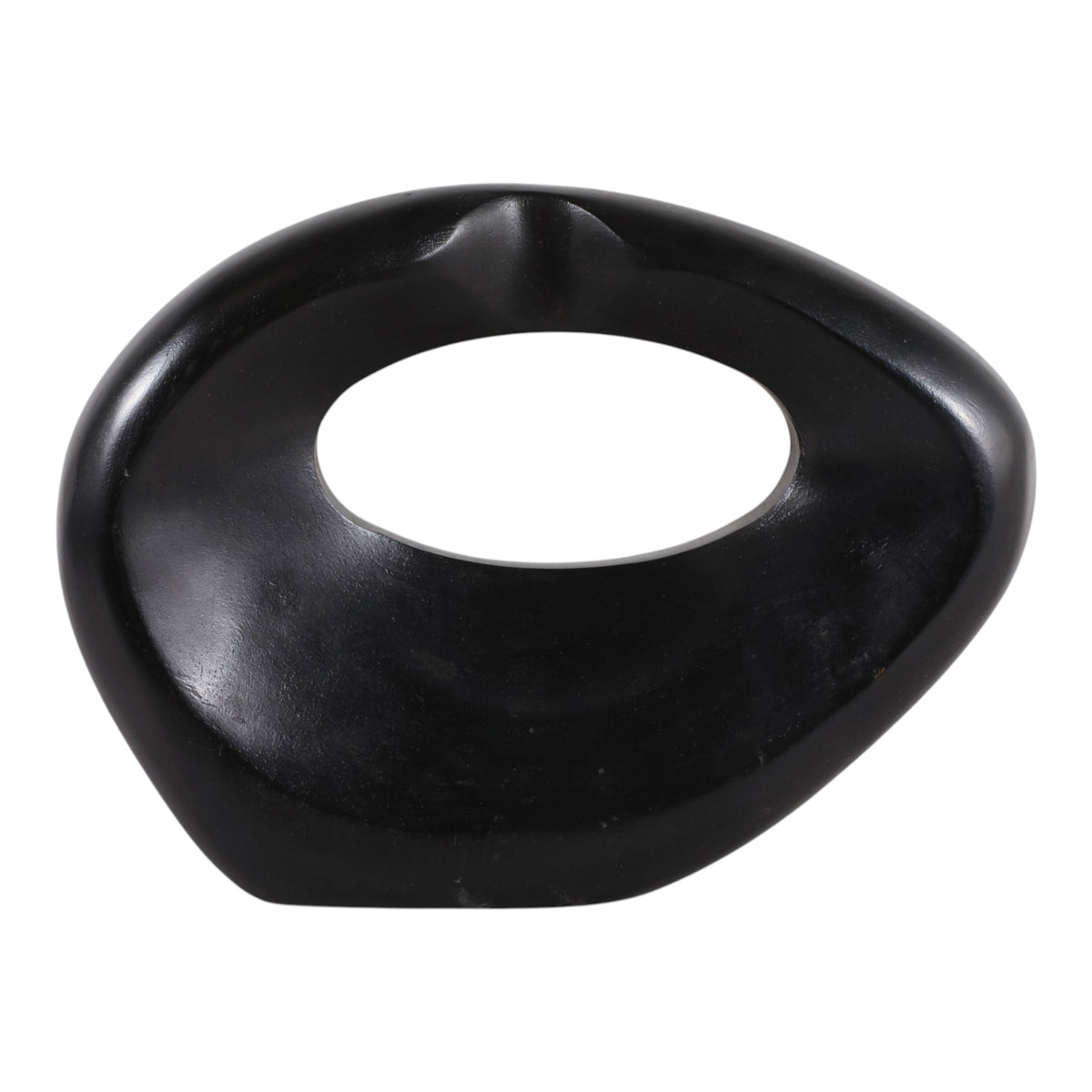Obie Black/Brown Wooden Object