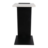 Wyvernwood White/Black Modern Accent Table with Square Top