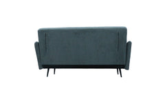 Lawson Gray 61"W Fabric Convertible Sleeper Loveseat