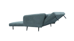 Lawson Gray 61"W Fabric Convertible Sleeper Loveseat