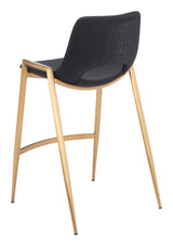 Desi Black & Gold Counter Stool (Set of 2)