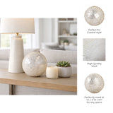Pala Mesa Ivory Capiz Shell Orb