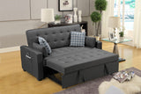 Cody Gray 70"W Linen Sleeper Sofa